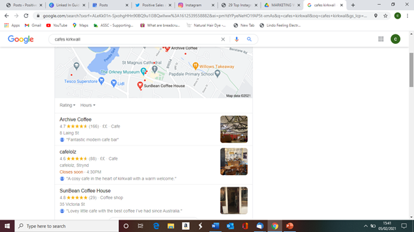 Google Map Pack for SERPS